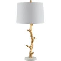 Branko Resin Table Lamp in Gold by Safavieh