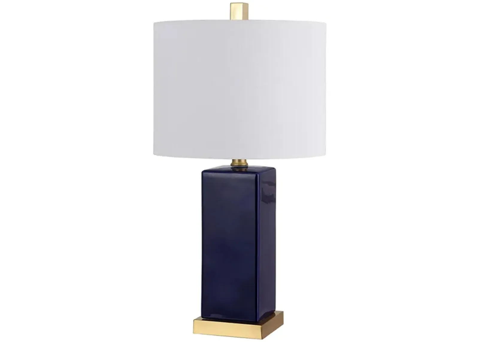 Alaia Ceramic Table Lamp in Navy by Safavieh