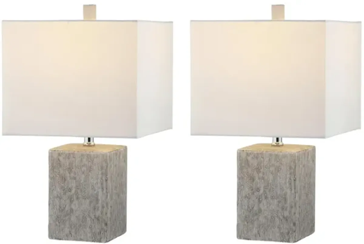 Amby Ceramic Table Lamp Set