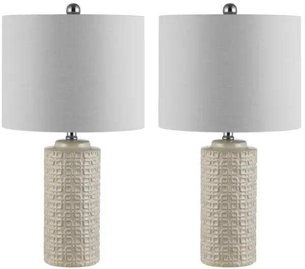 Eugenie Ceramic Table Lamp Set