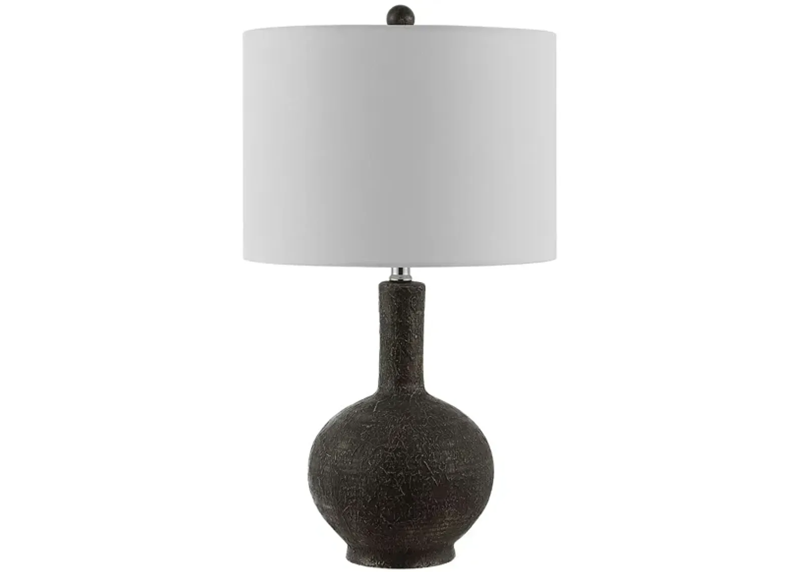 Gemini Resin Table Lamp in Gray by Safavieh