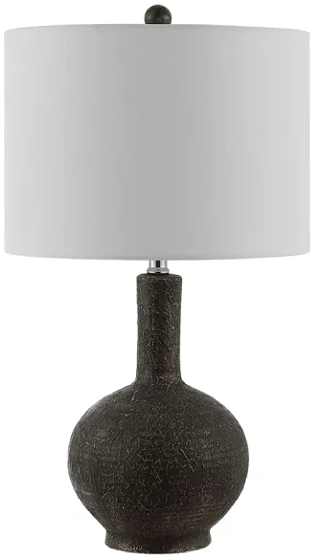 Gemini Resin Table Lamp in Gray by Safavieh