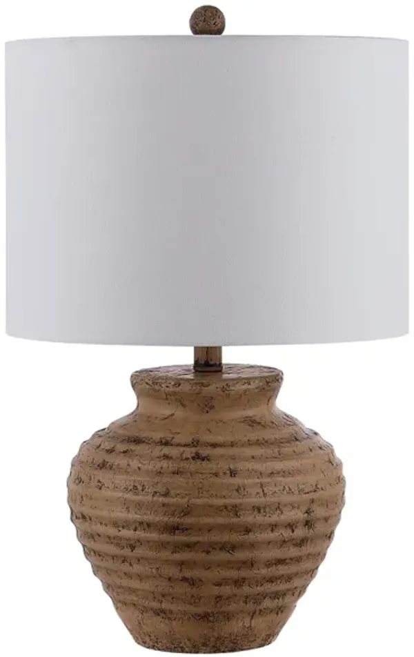 Wick Resin Table Lamp