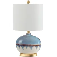 Magnus Ceramic Table Lamp in Blue by Safavieh