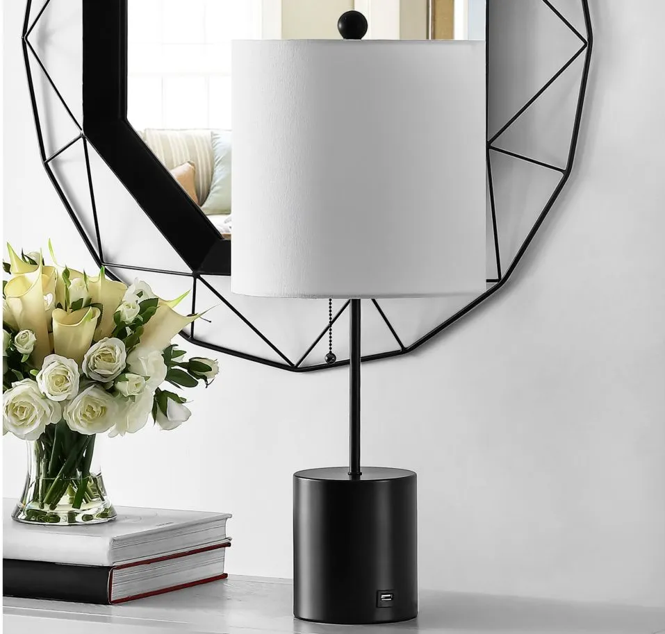 Jayce Table Lamp in Black by Safavieh