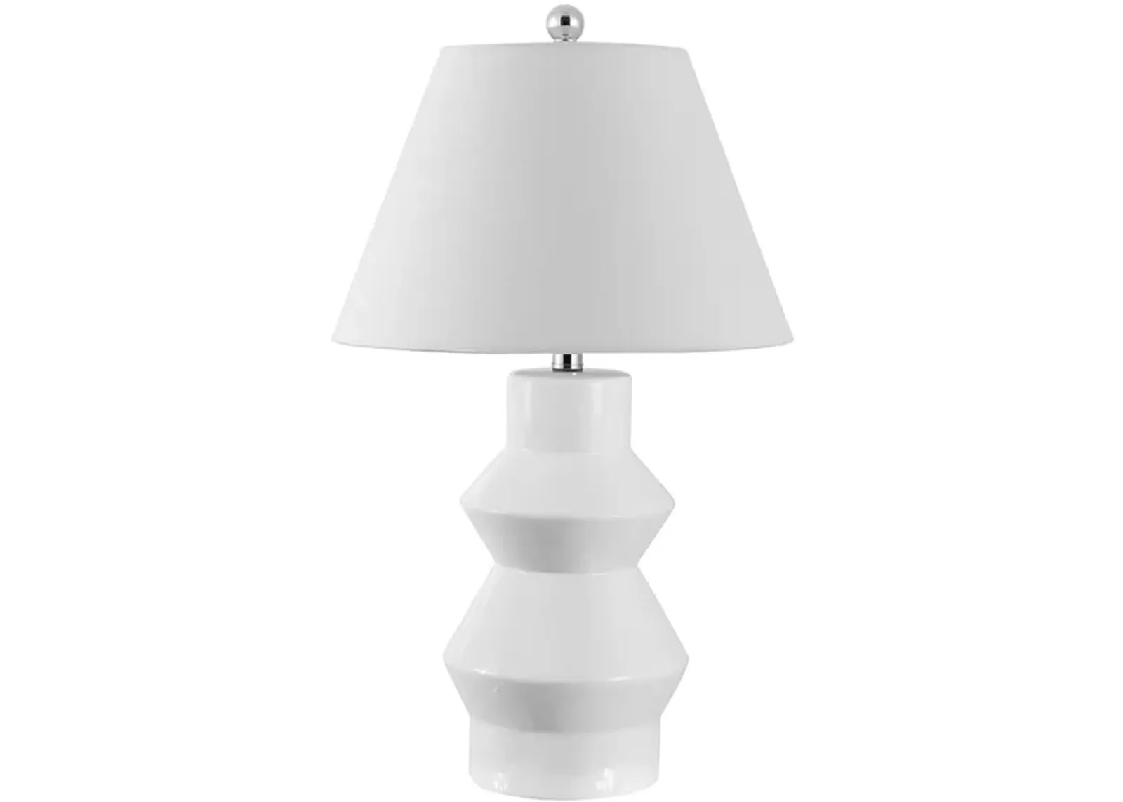 Marlowe Table Lamp in White by Safavieh