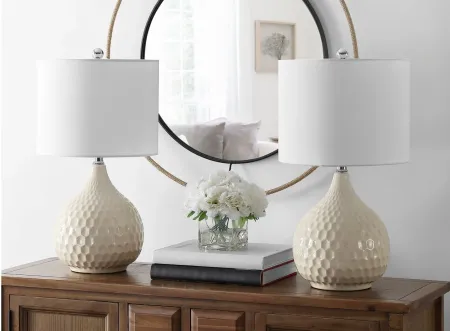 Rhett Table Lamp Set in Off-White by Safavieh
