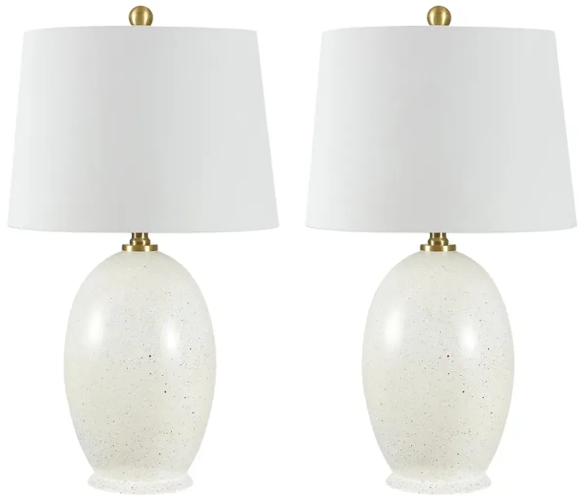 Jayden Table Lamp Set in Off-White by Safavieh