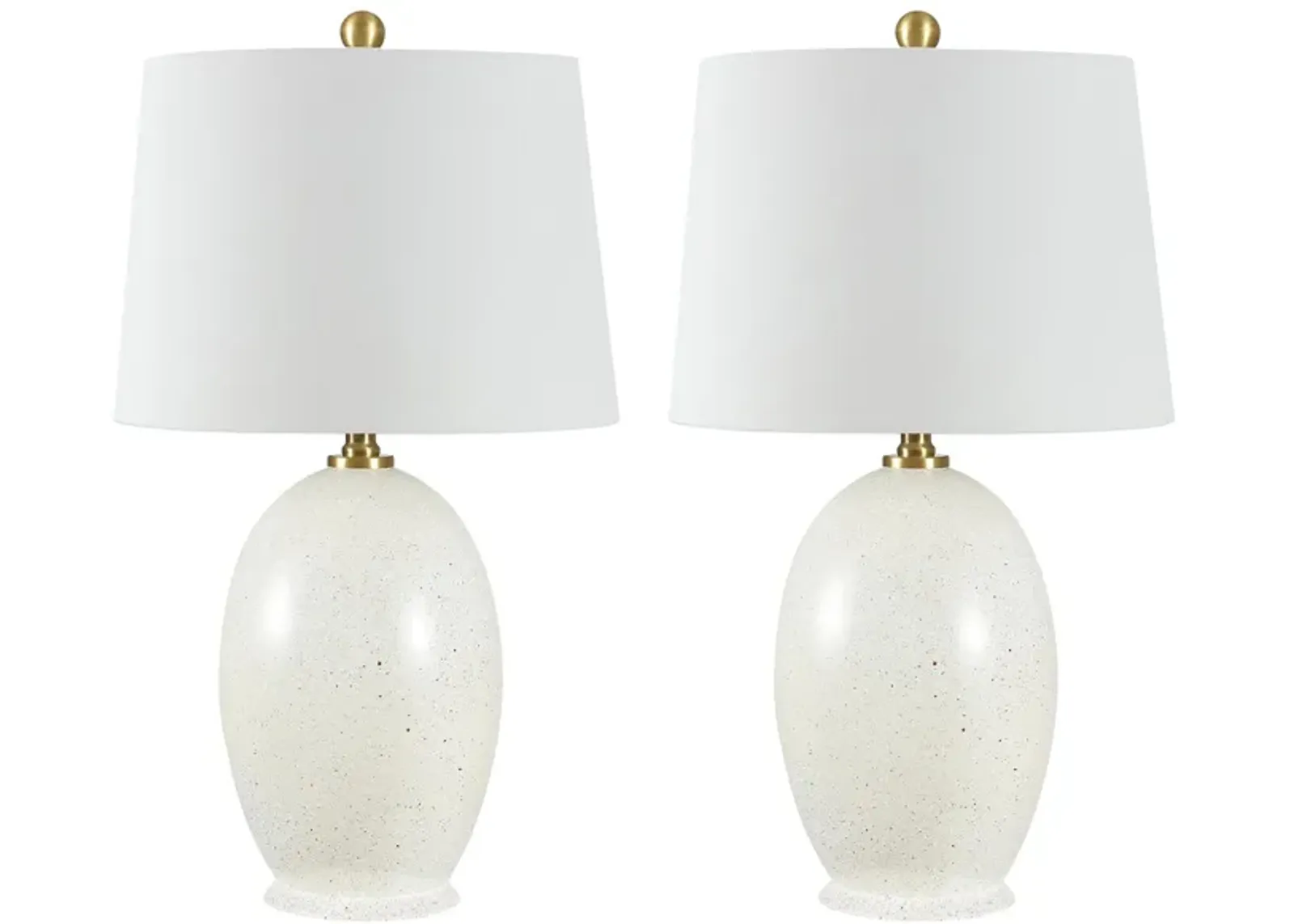 Jayden Table Lamp Set in Off-White by Safavieh