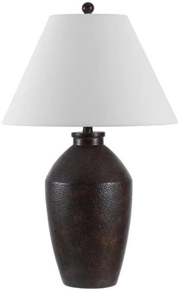 Jaxon Table Lamp in Brown by Safavieh