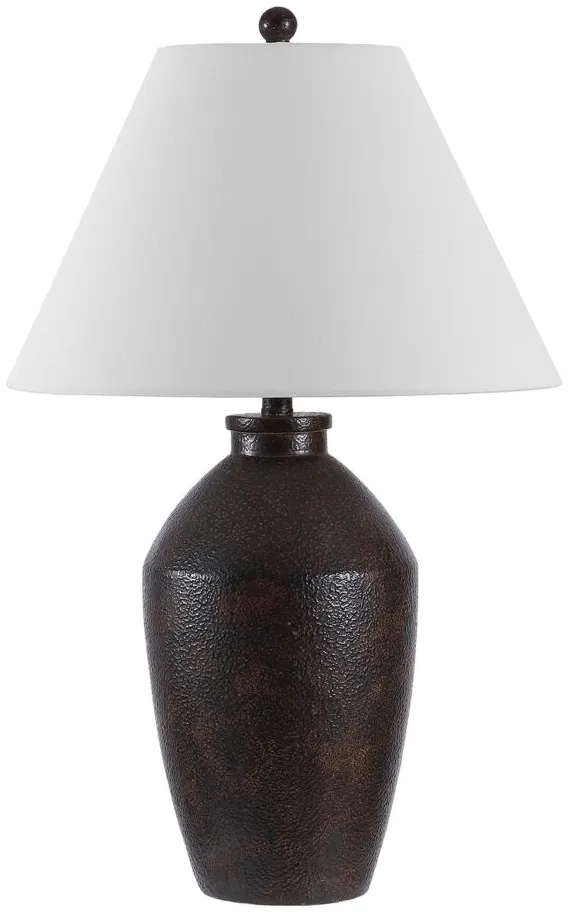 Jaxon Table Lamp in Brown by Safavieh