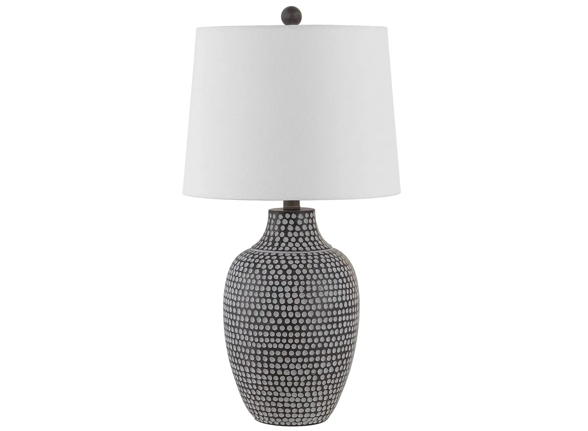 Lenon Table Lamp in Brown by Safavieh