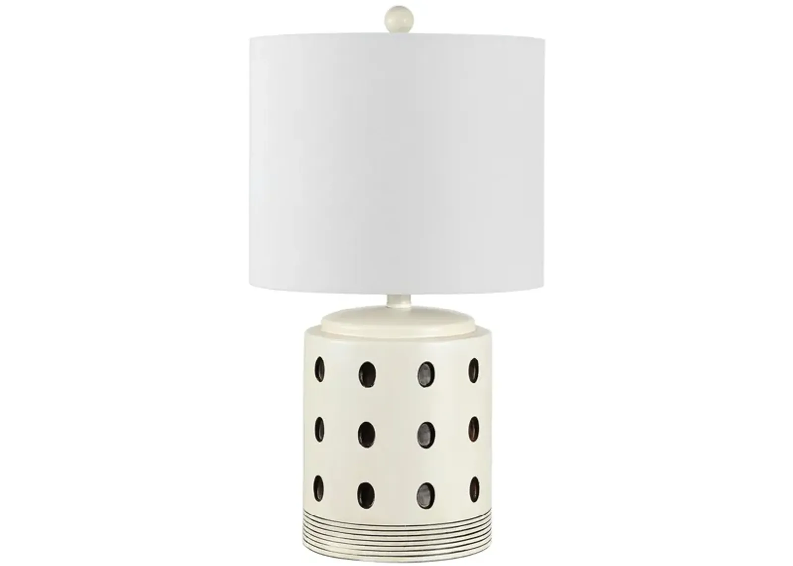 Zaid Table Lamp in Off-White by Safavieh