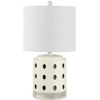 Zaid Table Lamp in Off-White by Safavieh