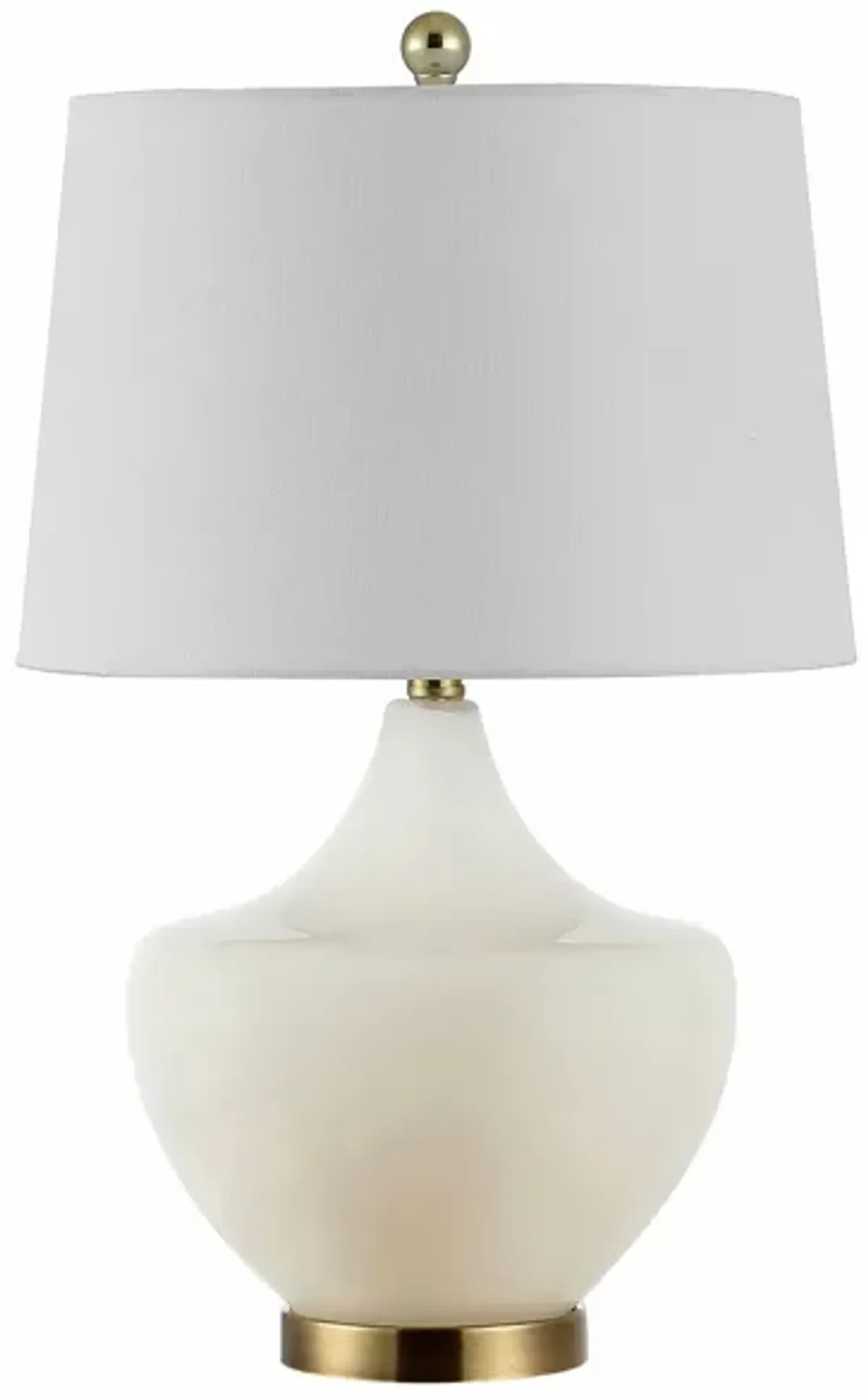 Kamryn Table Lamp in White by Safavieh