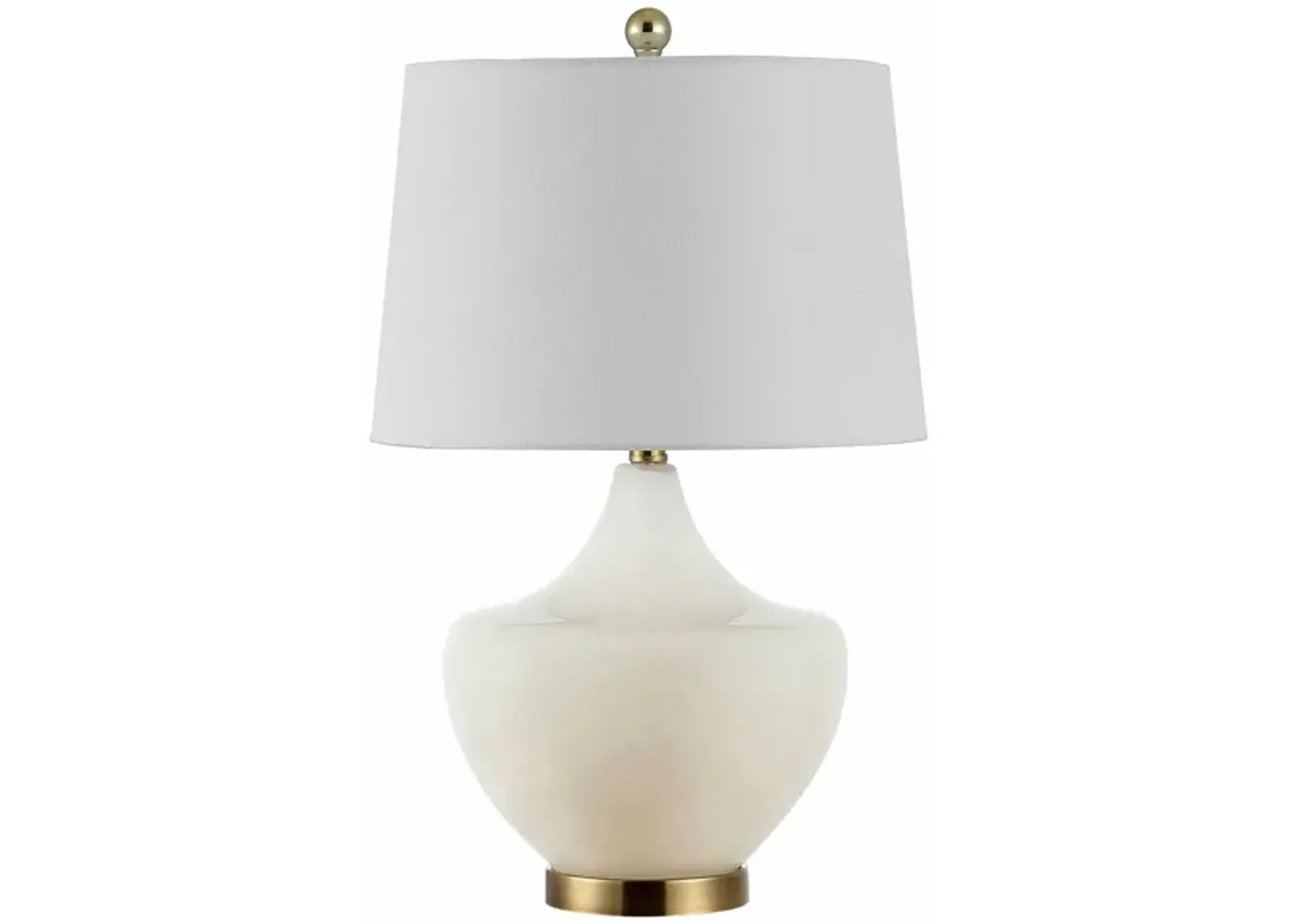 Kamryn Table Lamp in White by Safavieh