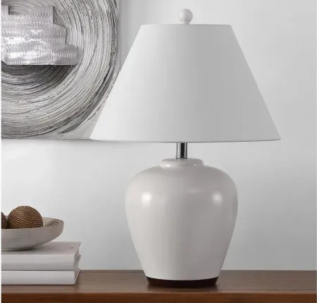Imran Table Lamp in Ivory by Safavieh
