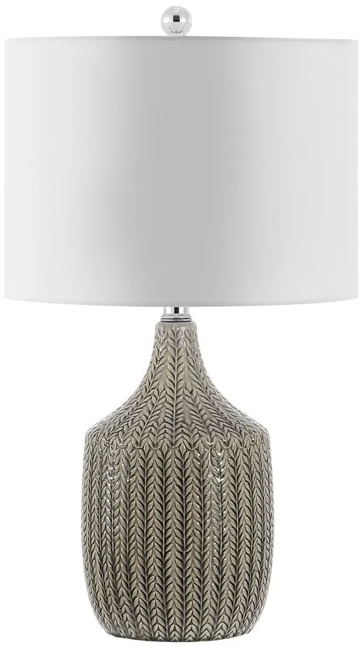 Koa Table Lamp in Gray by Safavieh