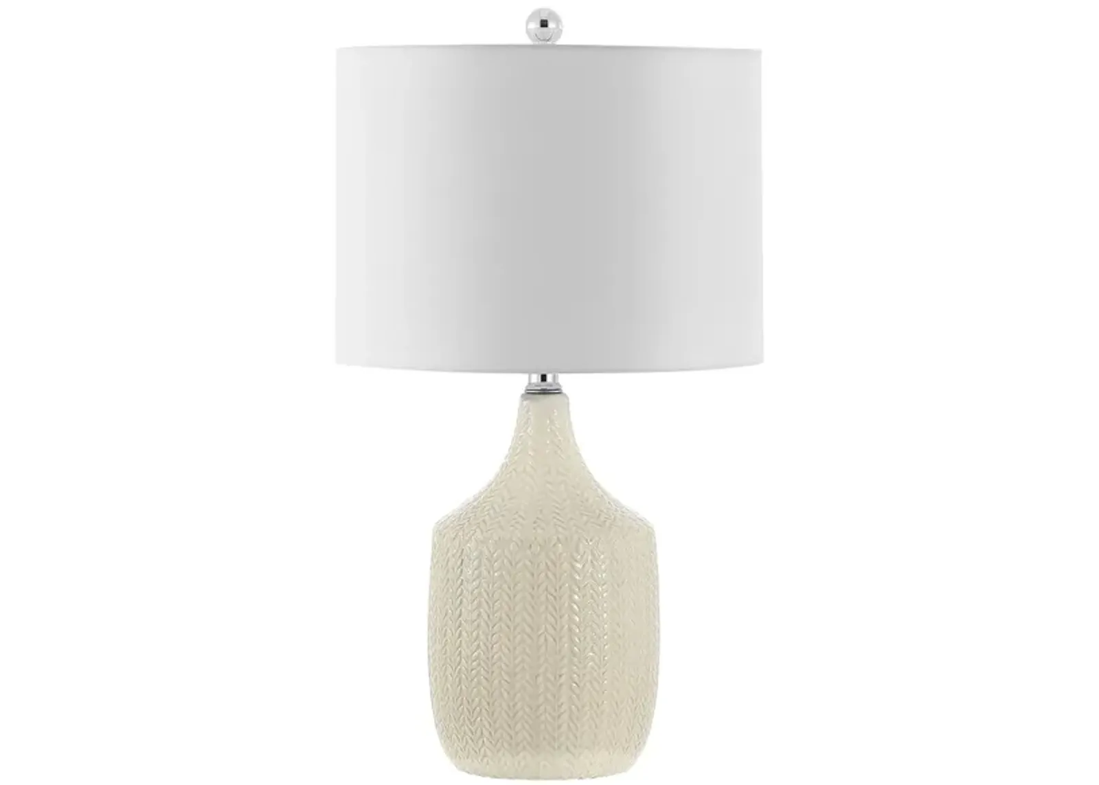 Koa Table Lamp in Off-White by Safavieh