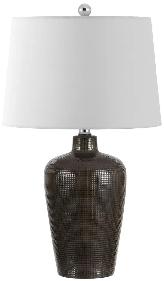 Brixton Table Lamp in Brown by Safavieh