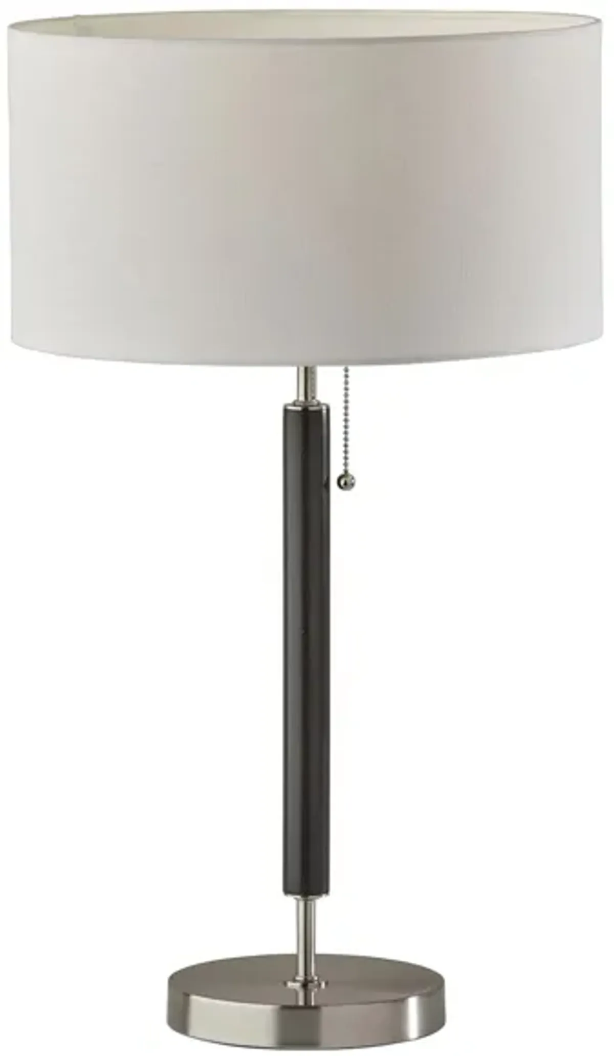 Hamilton Table Lamp in Black /Brushed Steel by Adesso Inc