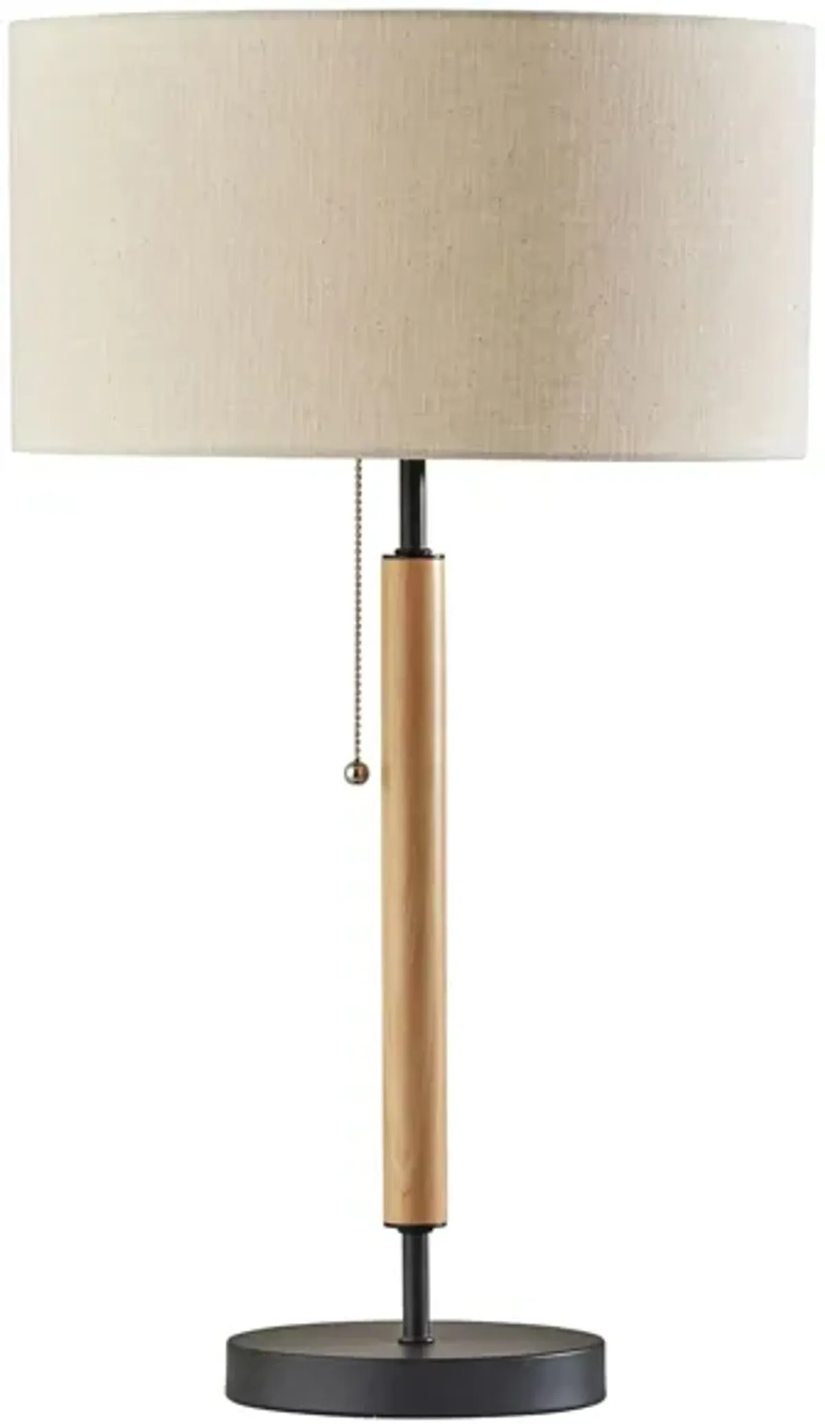 Hamilton Table Lamp in Natural/ Black by Adesso Inc