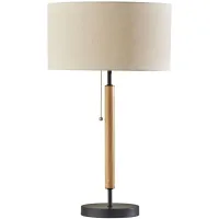 Hamilton Table Lamp in Natural/ Black by Adesso Inc