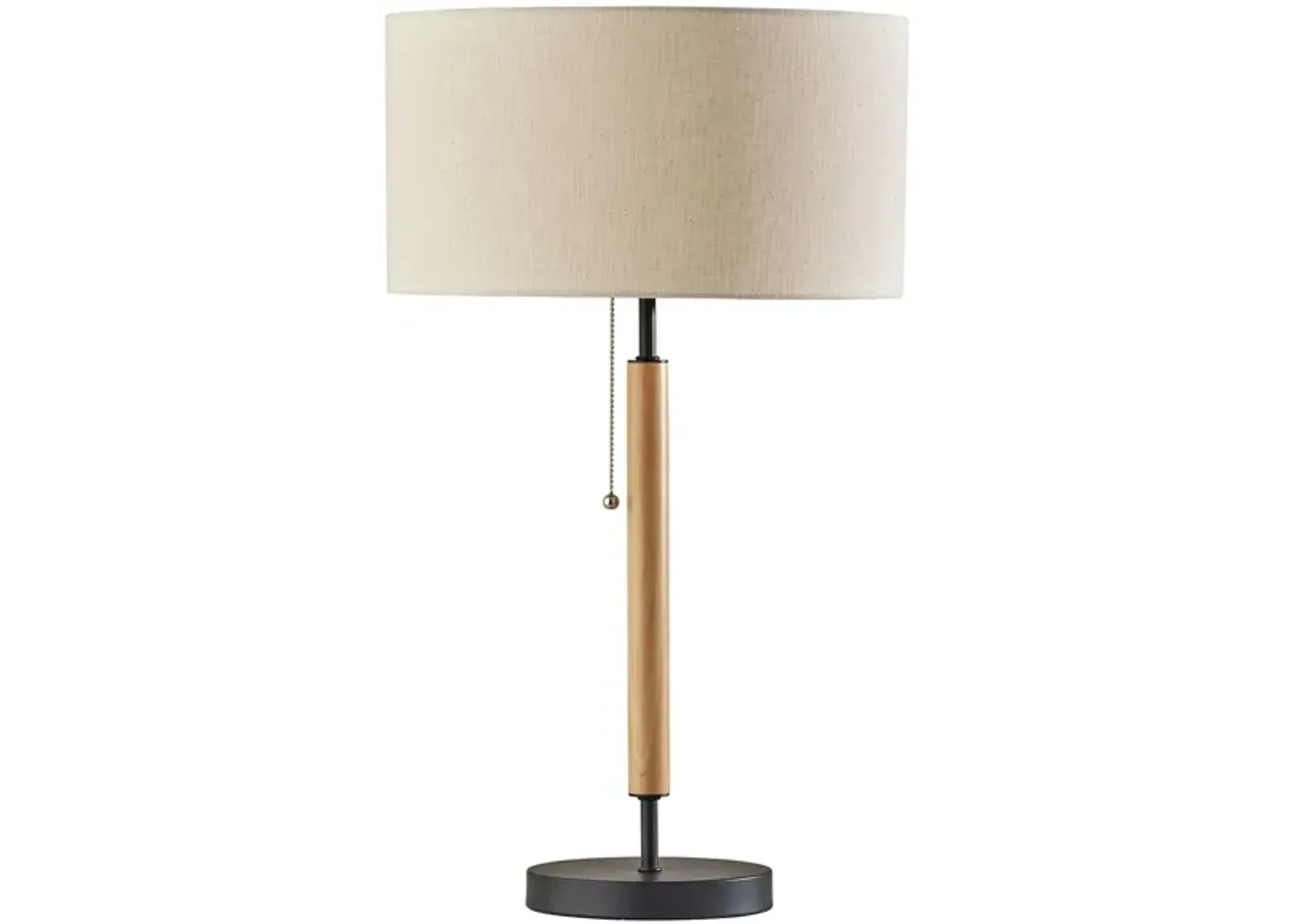 Hamilton Table Lamp in Natural/ Black by Adesso Inc