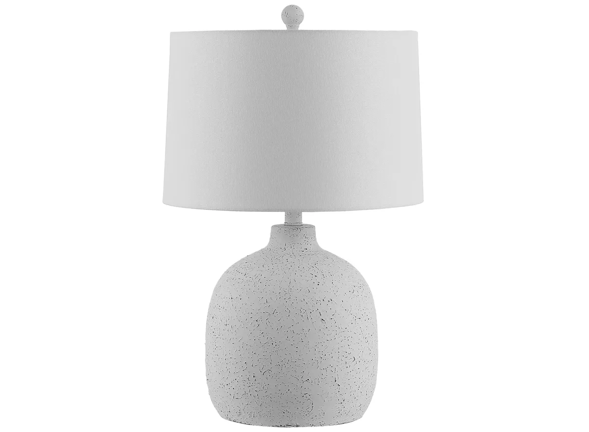 Silla Table Lamp in White by Safavieh