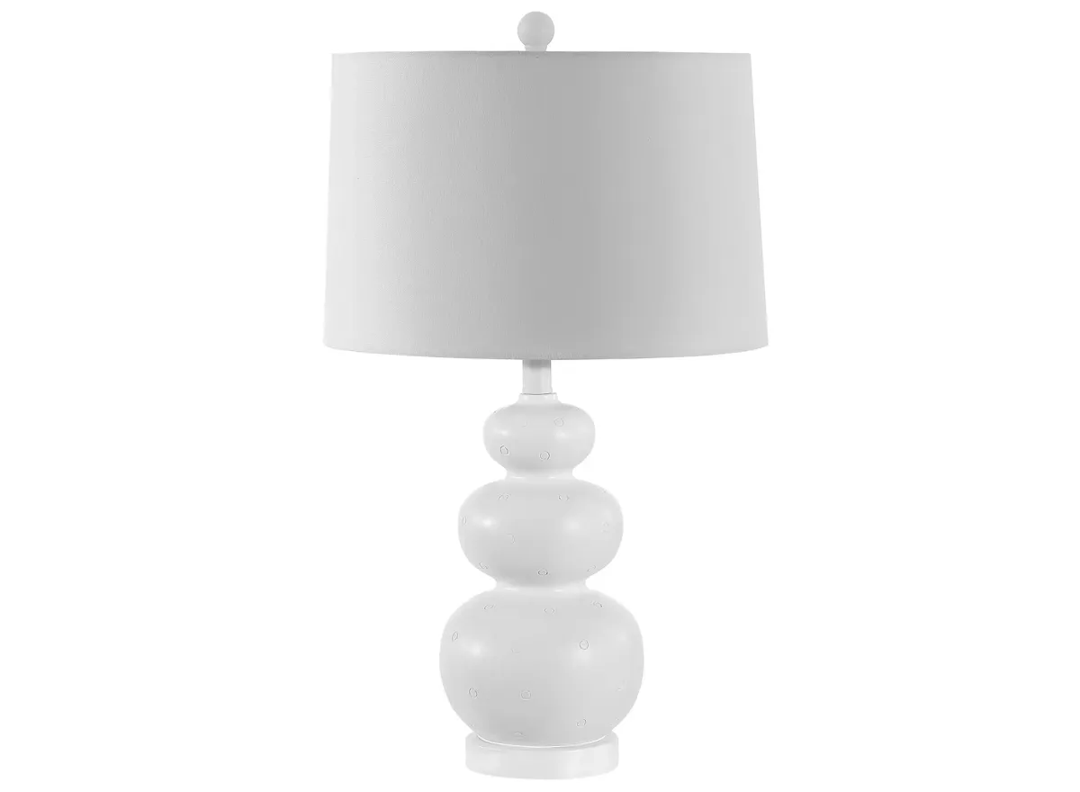 Relion Table Lamp in White by Safavieh