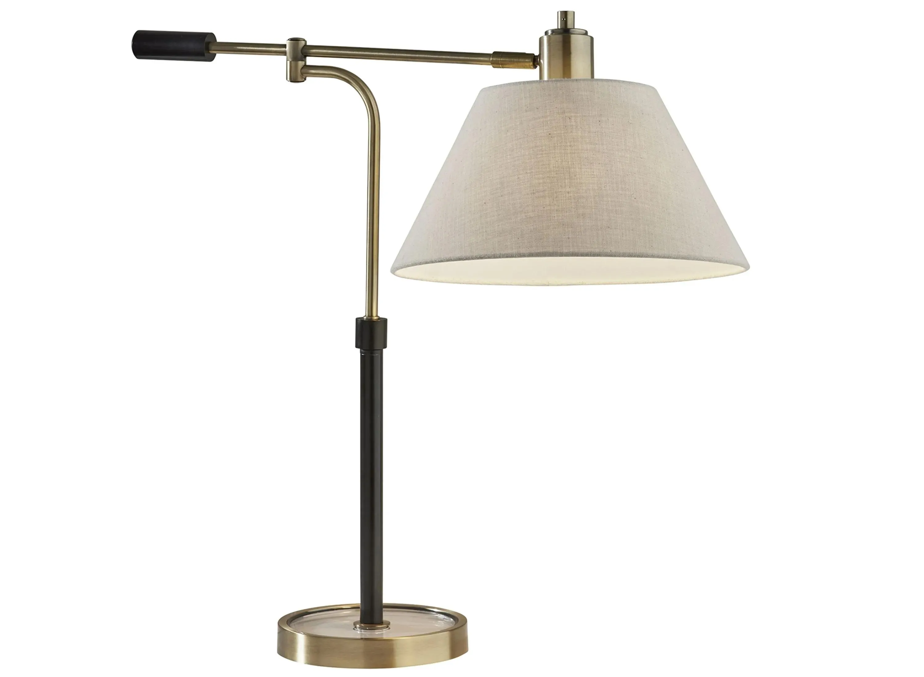 Bryson Table Lamp in Black & Antique Brass by Adesso Inc