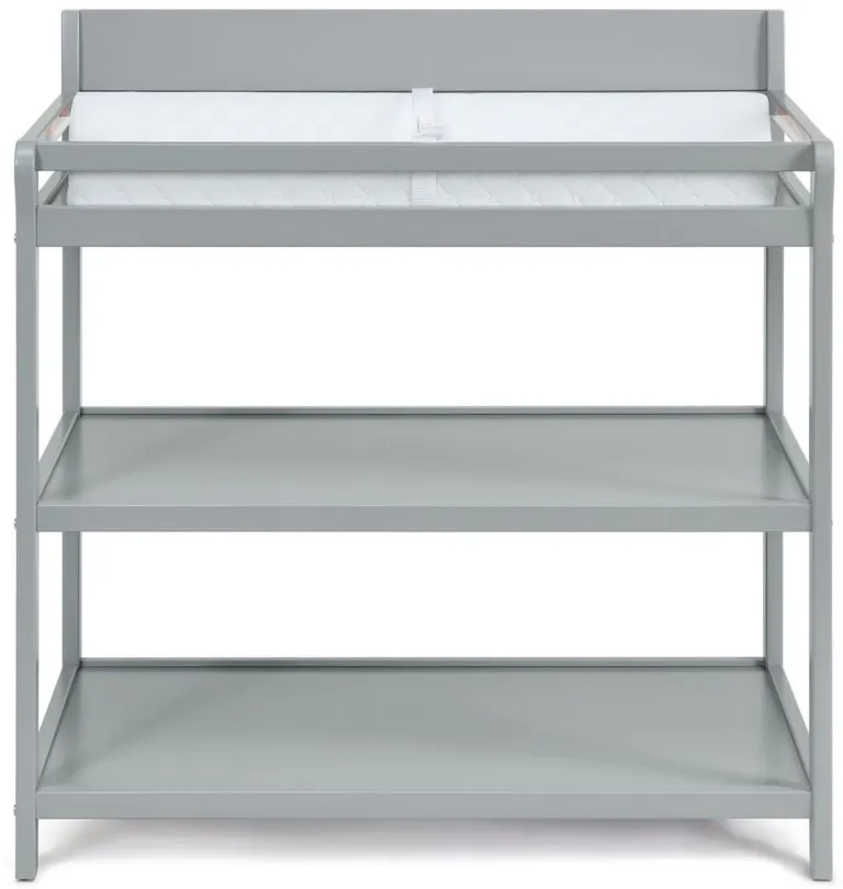 Shailee Changing Table in Gray by Heritage Baby