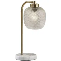 Natasha Brass Table Lamp in Antique Brass by Adesso Inc