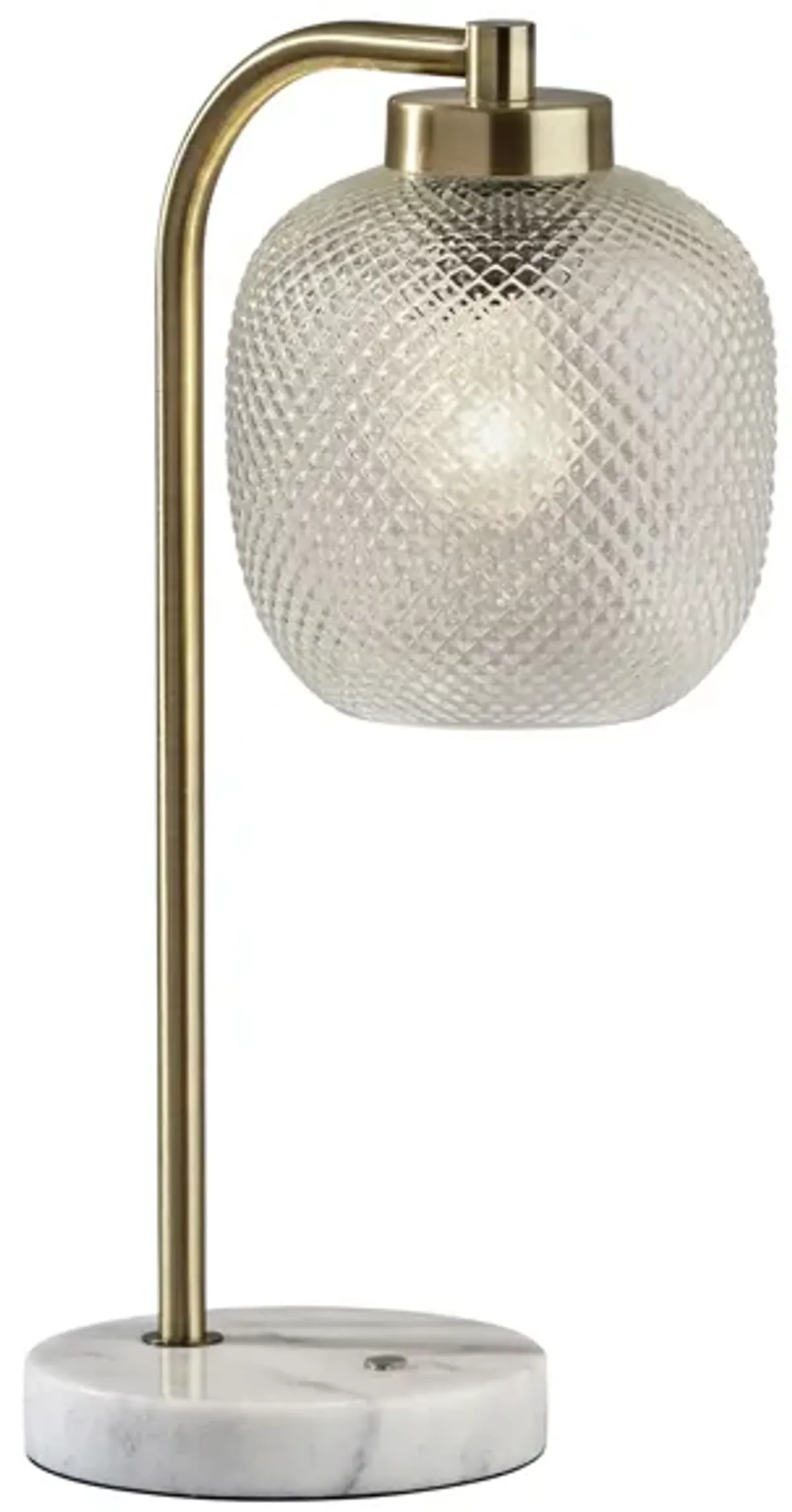 Natasha Brass Table Lamp in Antique Brass by Adesso Inc