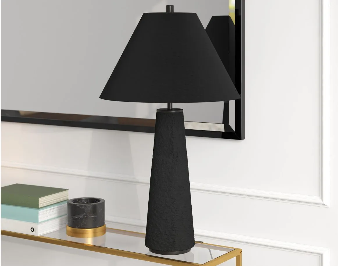 Ingalls Table Lamp in Matte Black by Hudson & Canal