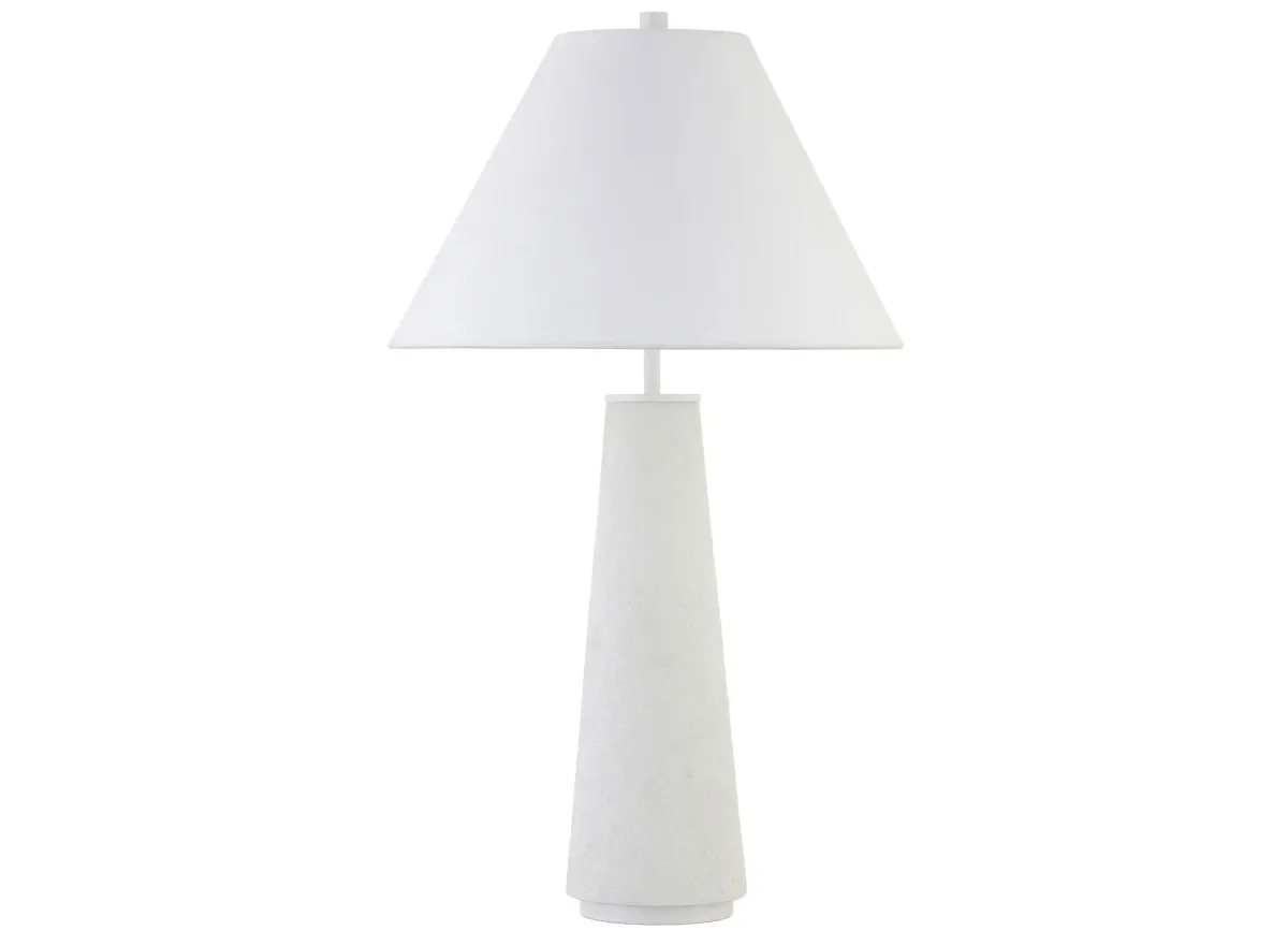 Ingalls Table Lamp in Matte White by Hudson & Canal