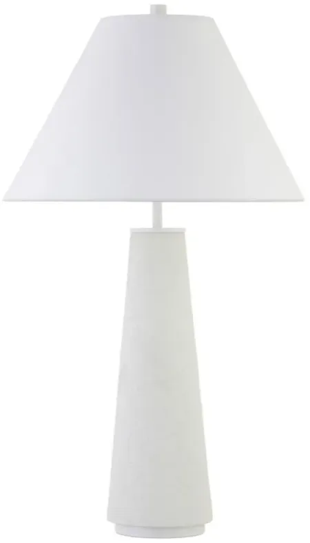 Ingalls Table Lamp in Matte White by Hudson & Canal