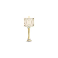Trevizo Table Lamp in Gold Leaf by Pacific Coast