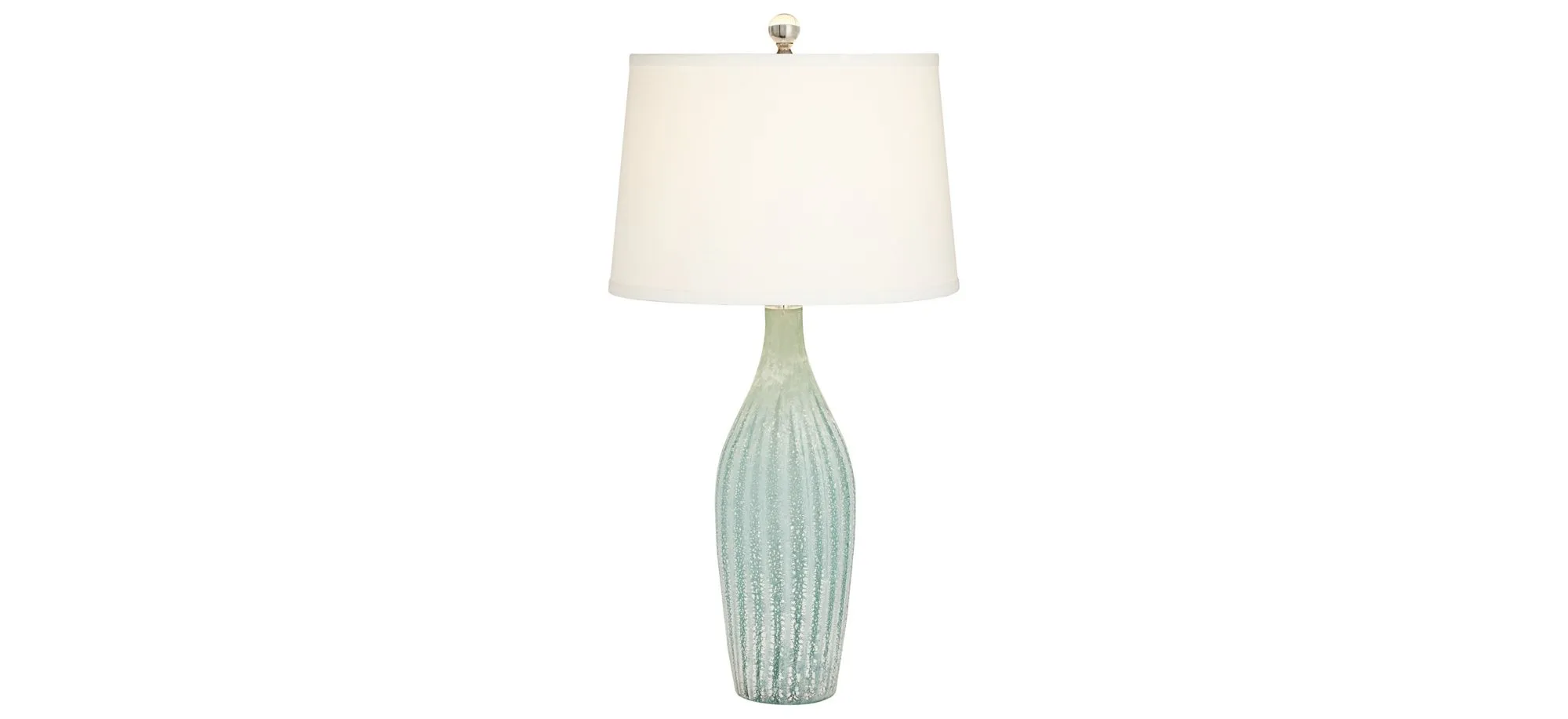 Melanza Table Lamp in Lt.Green-Celadon by Pacific Coast