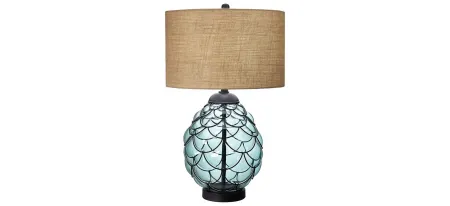 Pacific Glass Table Lamp in Blue-Sea by Pacific Coast