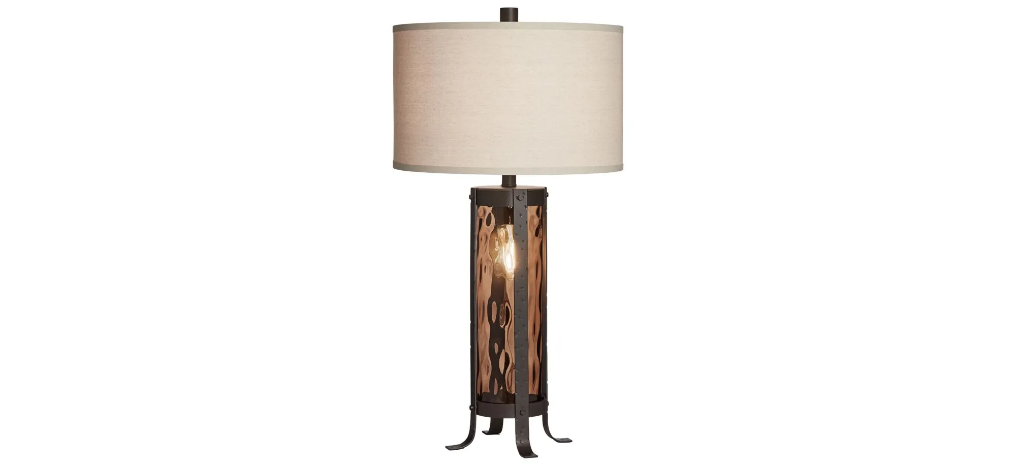 Ashford Table Lamp in Amber by Pacific Coast