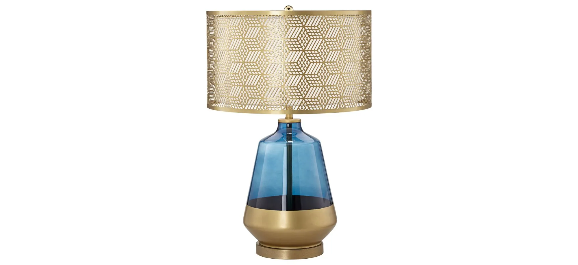 Taurus Table Lamp in Cobalt Blue by Pacific Coast