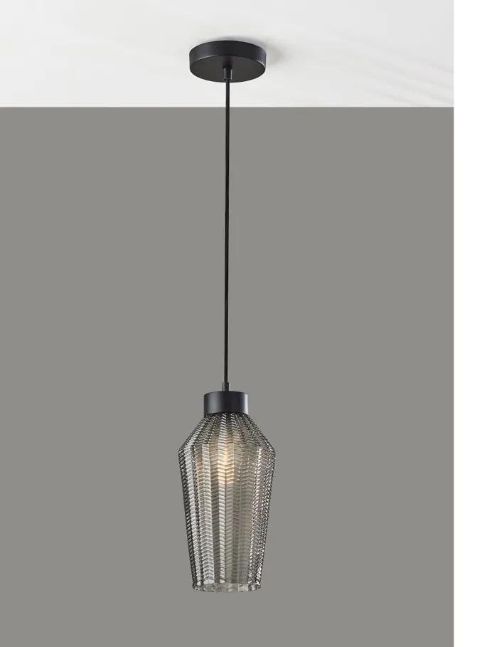 Belfry Pendant Light in Black by Adesso Inc