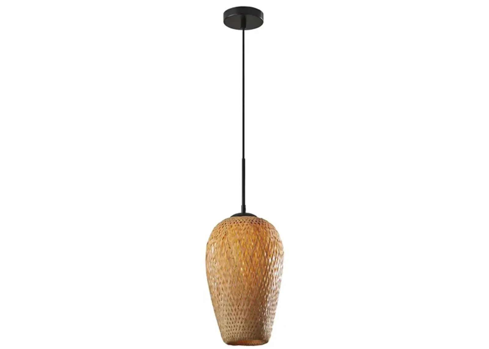 Hugo Pendant in Black by Adesso Inc