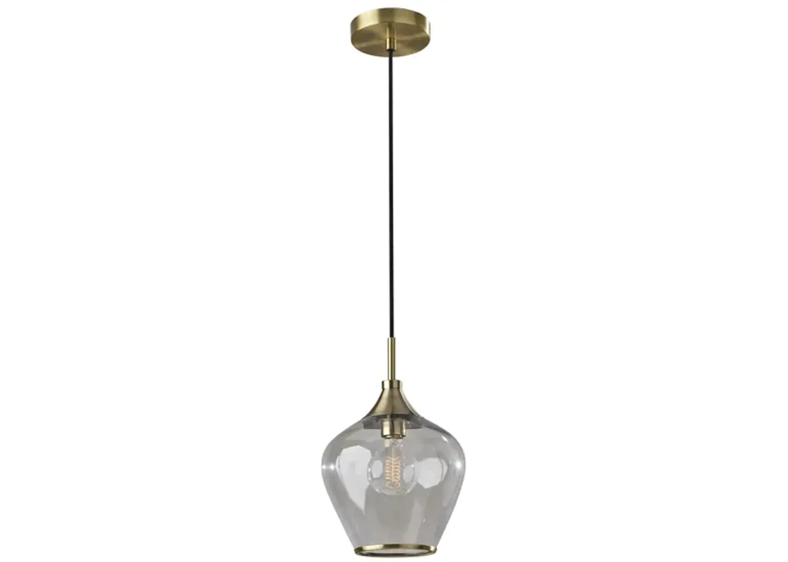 Bradford Pendant Light in Antique Brass by Adesso Inc