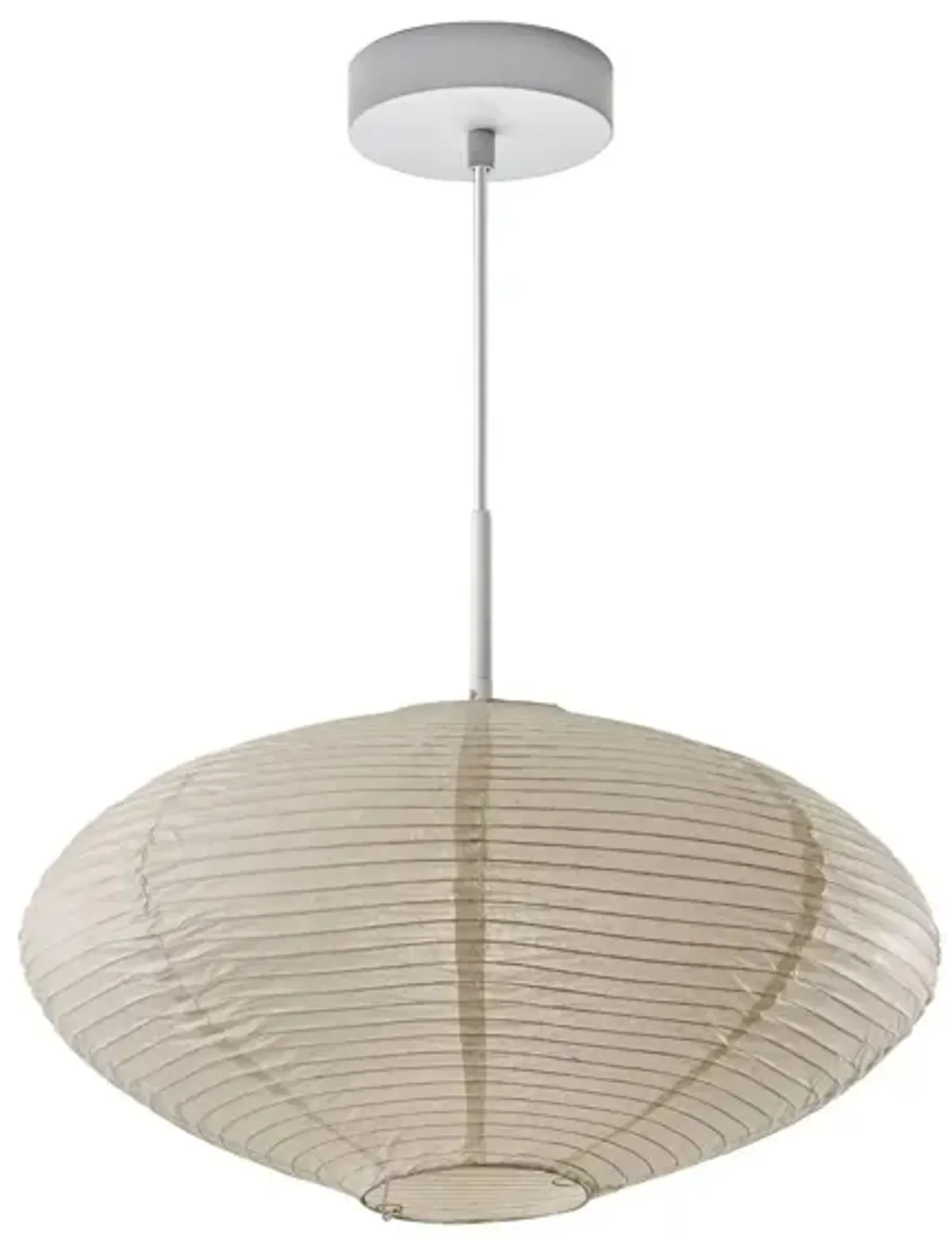 Alana Pendant Light in Off-White Paper by Adesso Inc