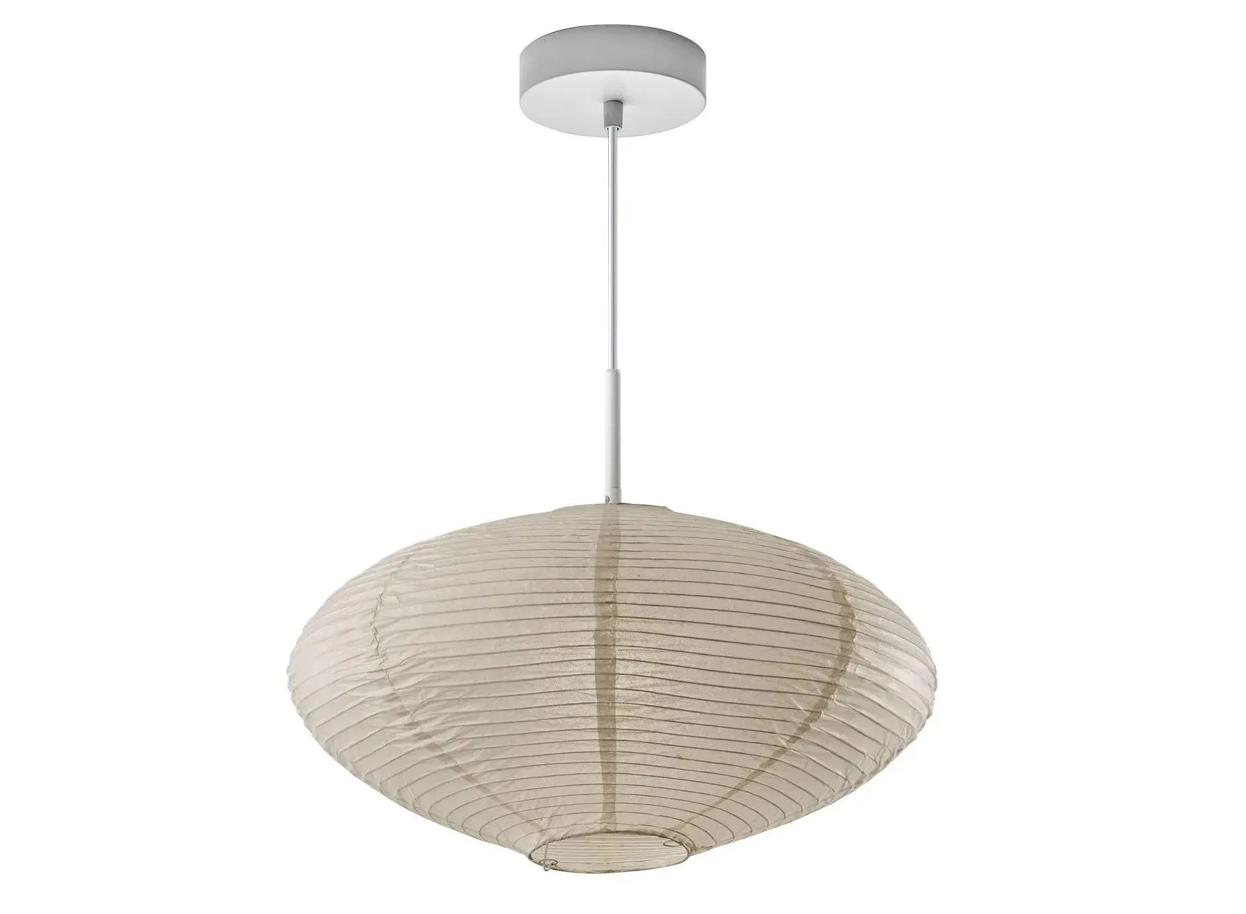 Alana Pendant Light in Off-White Paper by Adesso Inc