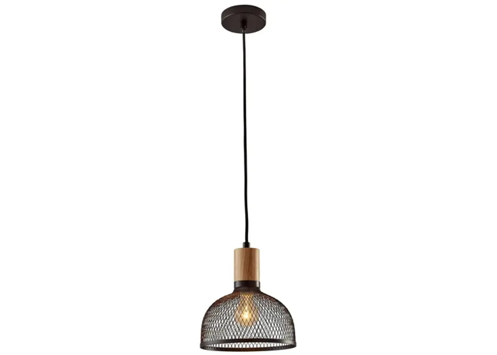 Dale Small Pendant in Matte Black by Adesso Inc