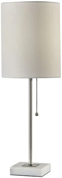 Fiona Table Lamp in Silver by Adesso Inc