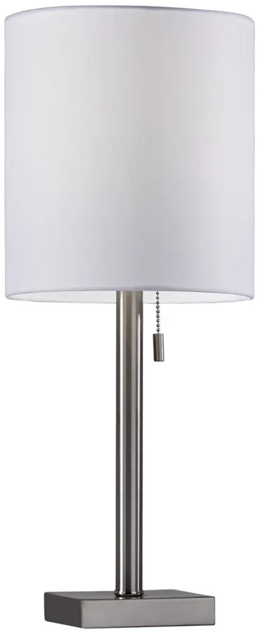 Liam Table Lamp in Brushed Steel by Adesso Inc